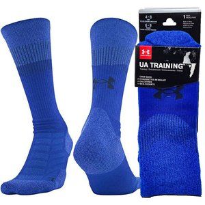 Under Armour Training Socks Blue Athletic Football 1329331-400 Soccer Futbol S